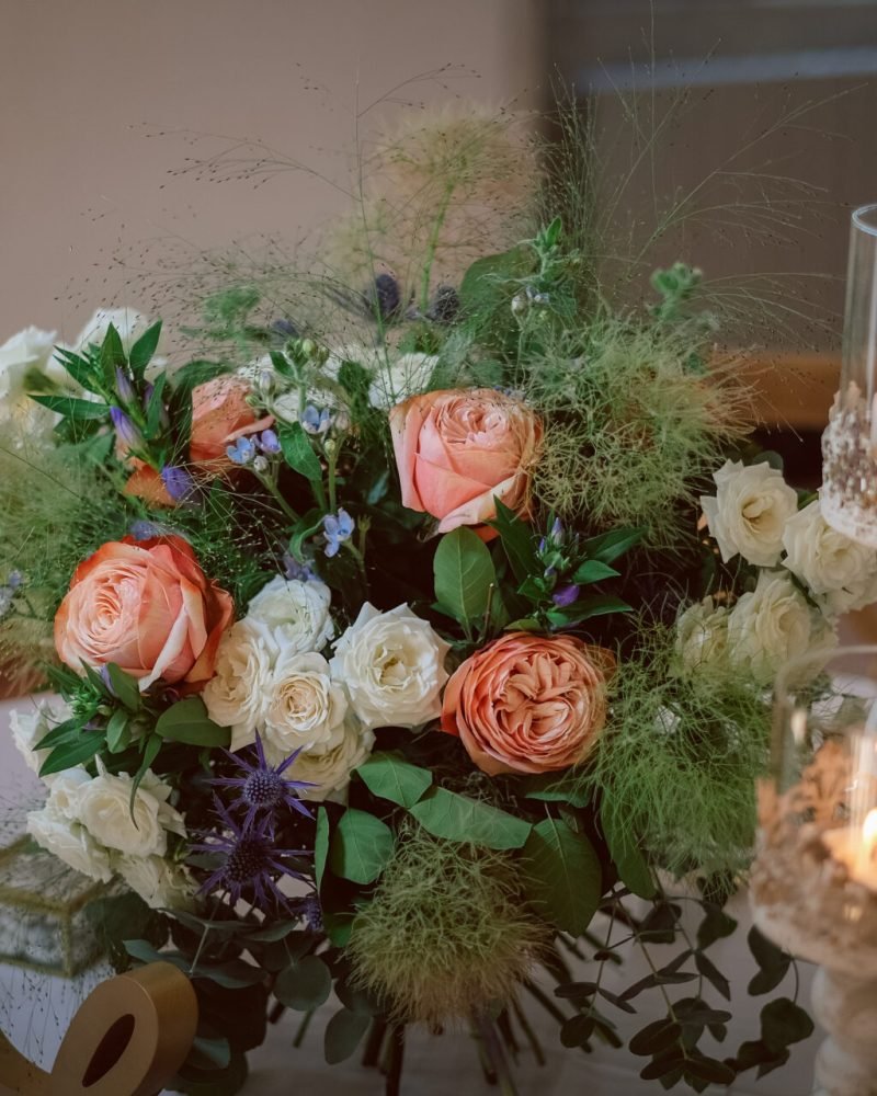 allestimento tavolo ospiti